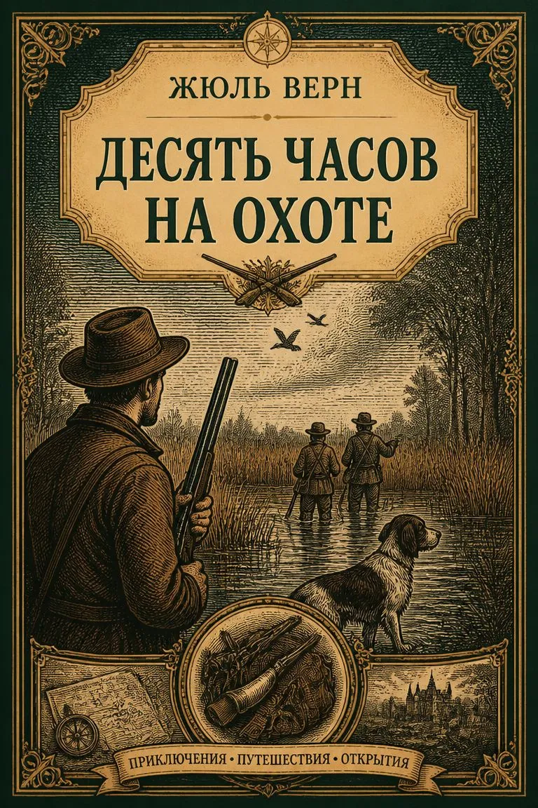 Десять часов на охоте — обложка книги