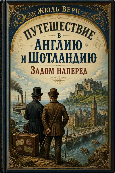 Путешествие в Англию и Шотландию задом наперед — обложка книги