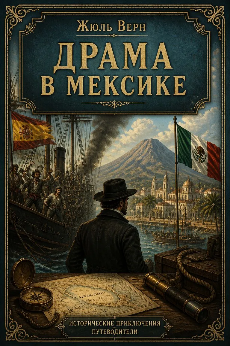 Драма в Мексике — обложка книги