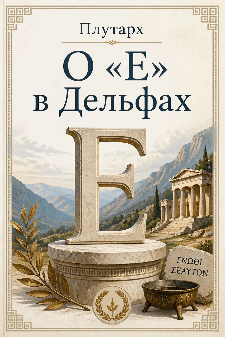 О «Е» в Дельфах — обложка книги