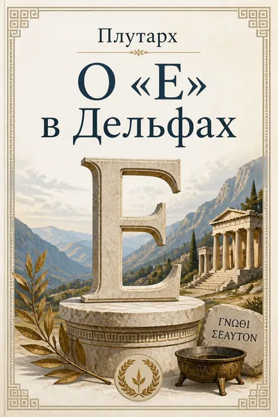 О «Е» в Дельфах — обложка книги