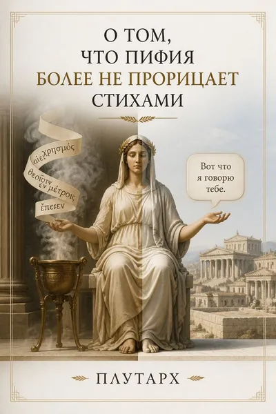 О том, что пифия более не прорицает стихами — обложка книги