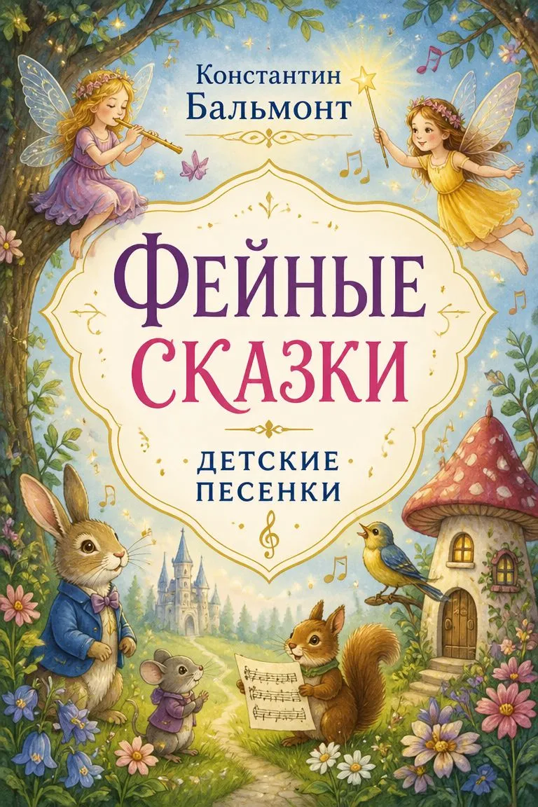 Фейные сказки. Детские песенки — обложка книги
