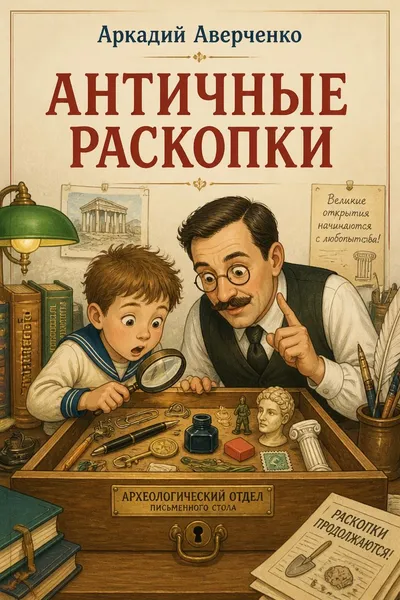 Античные раскопки — обложка книги