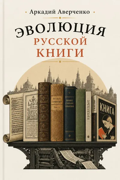 Эволюция русской книги — обложка книги