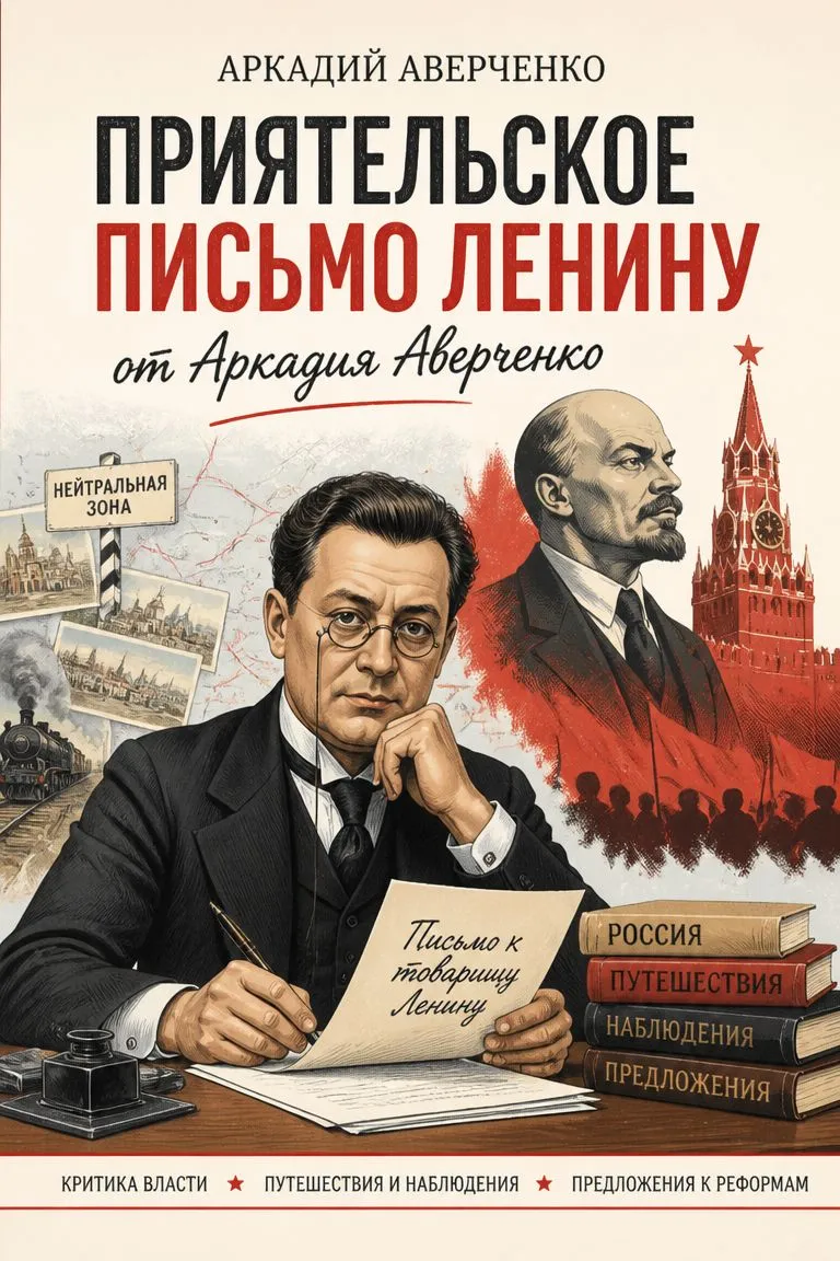 Приятельское письмо Ленину от Аркадия Аверченко — обложка книги