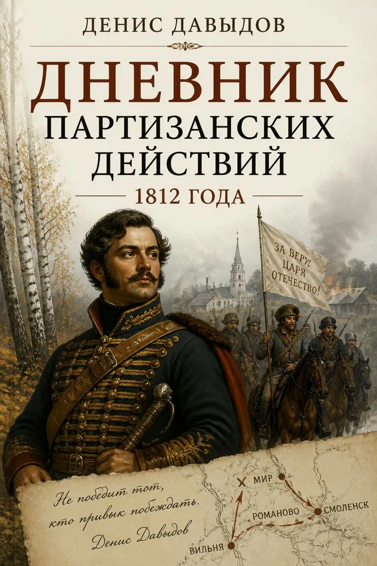Дневник партизанских действий 1812 года — обложка книги