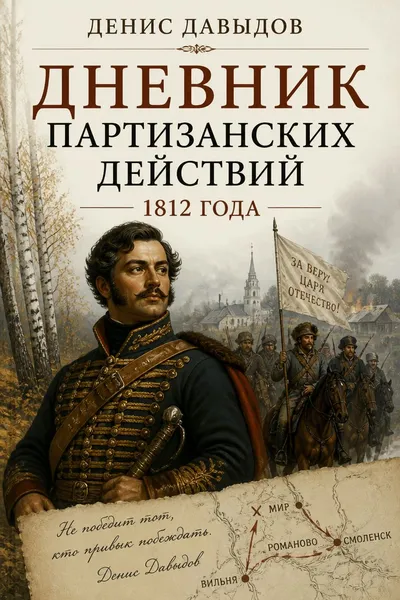 Дневник партизанских действий 1812 года — обложка книги