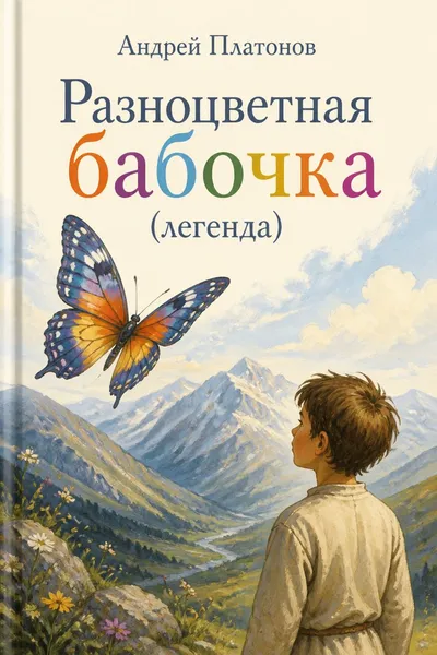 Разноцветная бабочка (легенда) — обложка книги