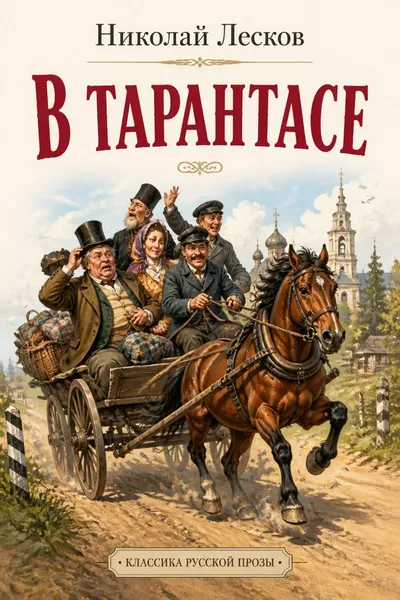 В тарантасе — обложка книги