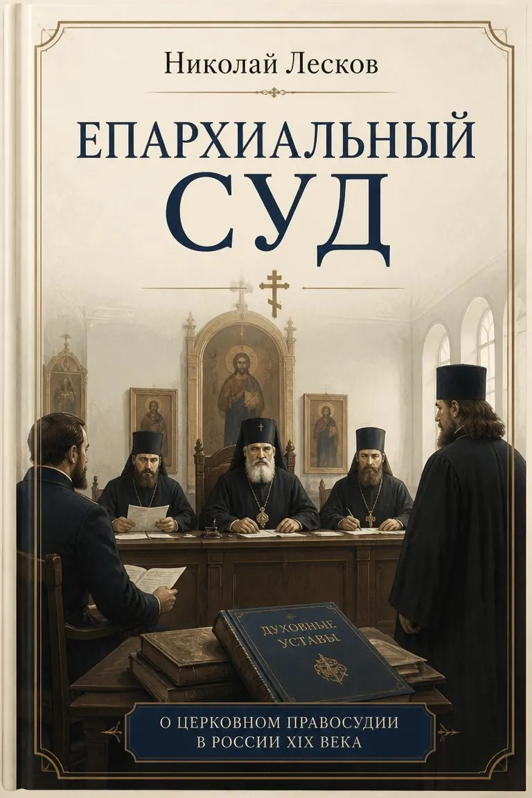 Епархиальный суд — обложка книги