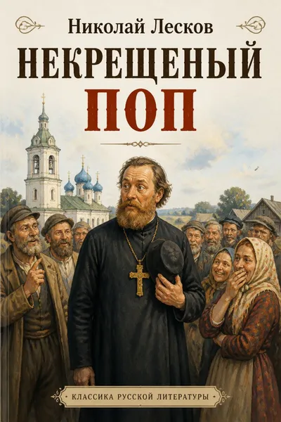 Некрещеный поп — обложка книги