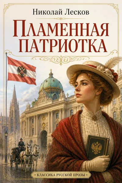 Пламенная патриотка — обложка книги