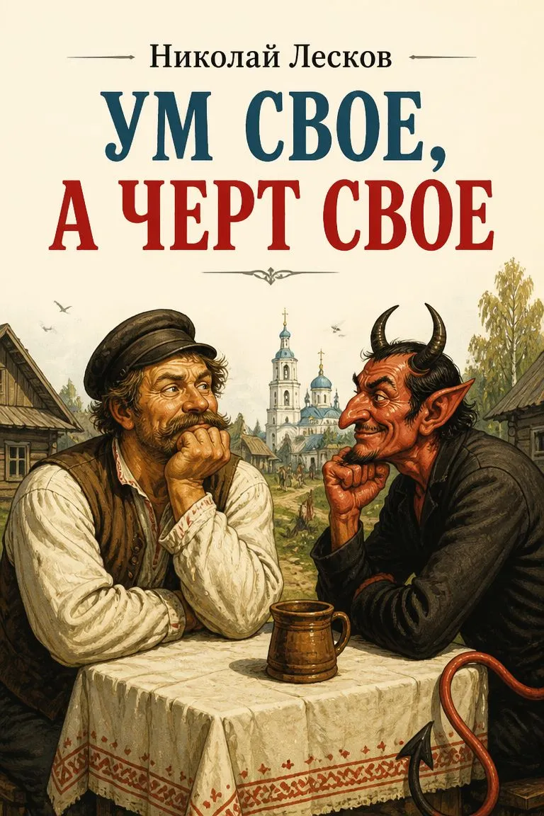 Ум свое, а черт свое — обложка книги
