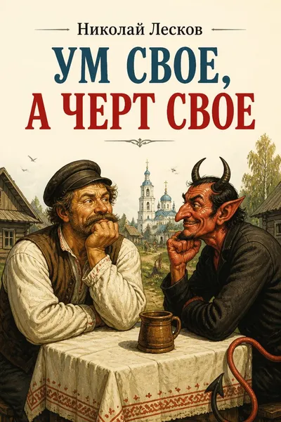 Ум свое, а черт свое — обложка книги