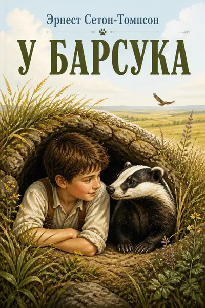 У барсука — обложка книги