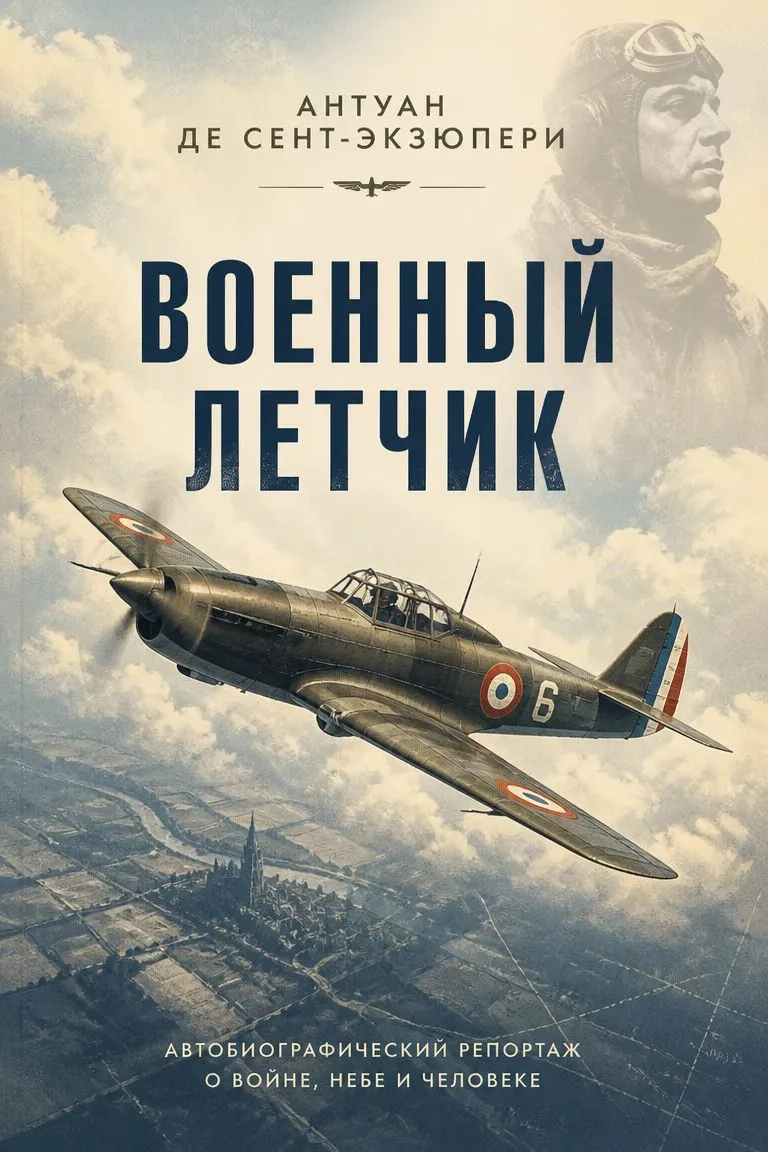 Военный летчик — обложка книги