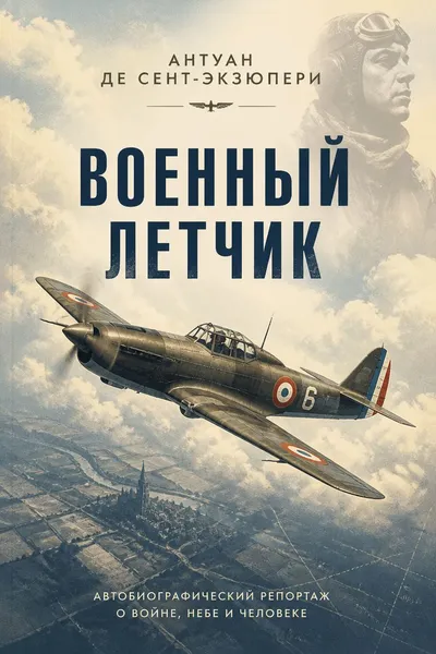 Военный летчик — обложка книги