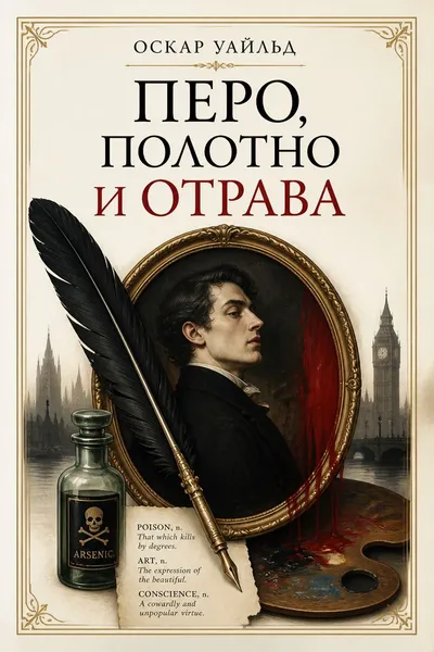 Перо, полотно и отрава — обложка книги