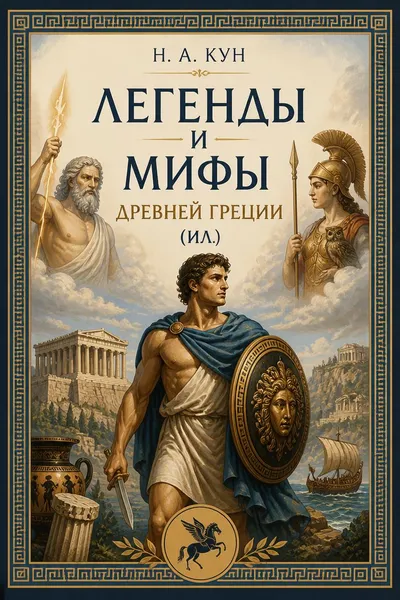Легенды и мифы древней Греции (ил.) — обложка книги