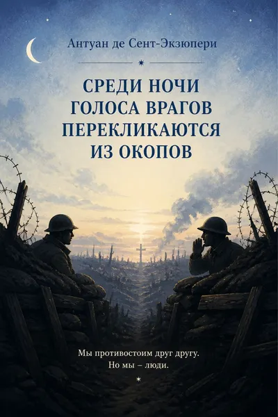 Среди ночи голоса врагов перекликаются из окопов — обложка книги