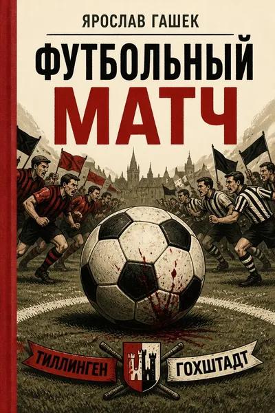 Футбольный матч — обложка книги