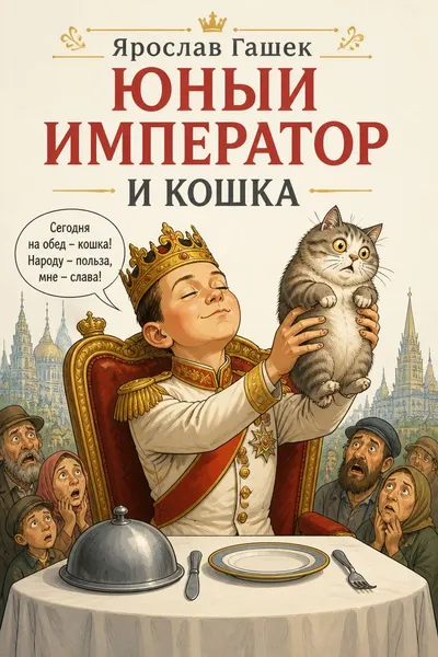 Юный император и кошка — обложка книги