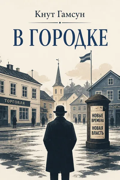 В городке — обложка книги