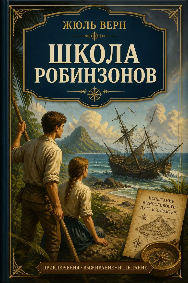 Школа робинзонов — обложка книги