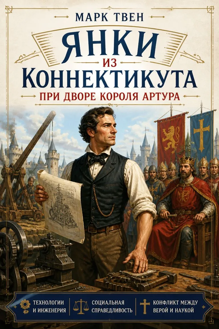 Янки из Коннектикута при дворе короля Артура — обложка книги
