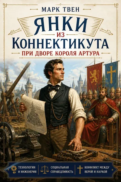 Янки из Коннектикута при дворе короля Артура — обложка книги