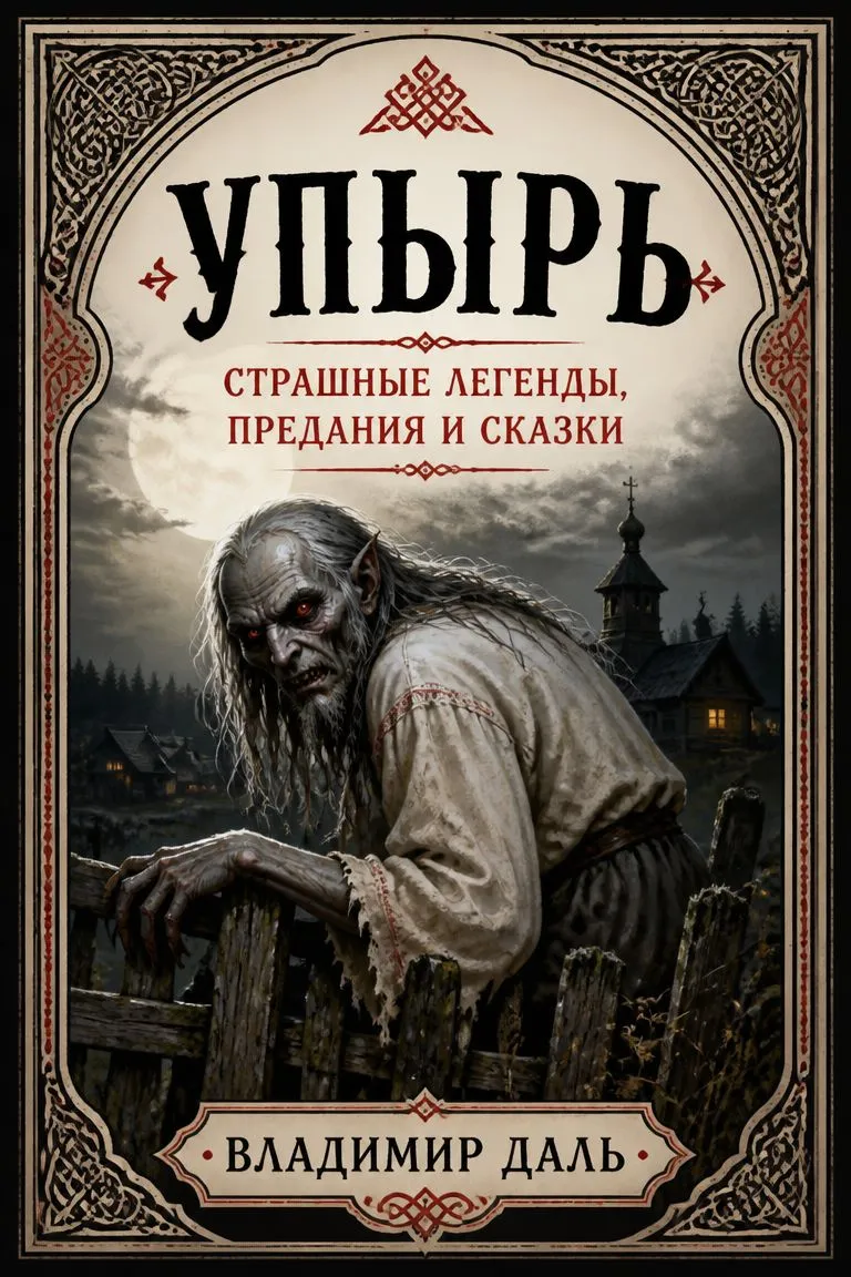 Упырь: Страшные легенды, предания и сказки — обложка книги