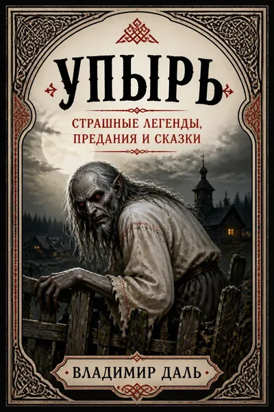Упырь: Страшные легенды, предания и сказки — обложка книги