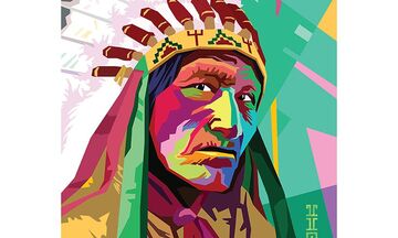 Портрет в стиле WPAP (Wedha&rsquo;s Pop Art Portrait)