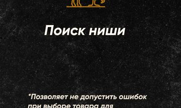 Поиск ниши, помощь с выбором товара