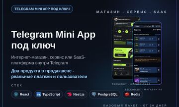 Telegram Mini App под ключ