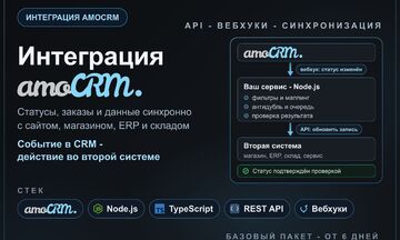Интеграция amoCRM с 1С, сайтом и сервисами по API: синхронизация данных
