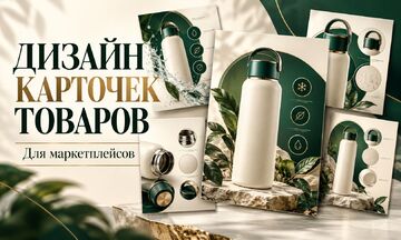 Дизайн карточки товара для маркетплейса &mdash; 5 изображений