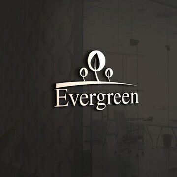 Логотип для компании по ландшафтному поливу "Evergreen"