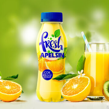 Разработка концепта &ldquo;Fresh Apelsin&rdquo; для свежевыжатого сока