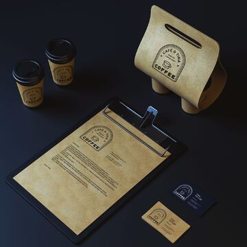 Разработка фирменного стиля для кофейни Cafe &amp; Tina