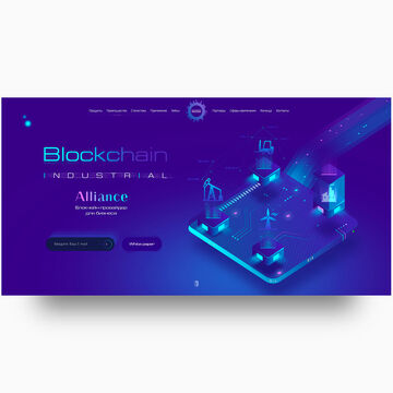 Разработка Landing Page для blockchain - проекта