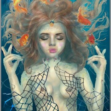 Рисунок на графическом планшете "Mermaid"