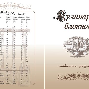 кулинарный блокнот обложка