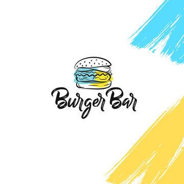 Разработка логотипа "Burger Bar"