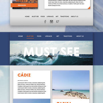 Travel Magazine Design Concept