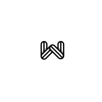 w logo