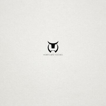 Логотип ресторана "horns and hooves"