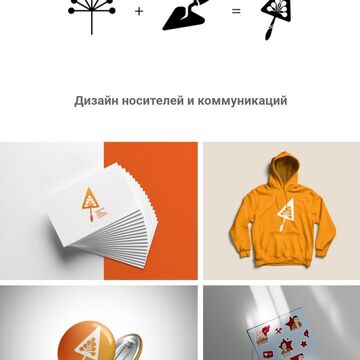 Дизайн носителей и коммуникаций Логотипа СО