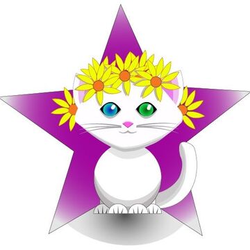 Kitten vector art
